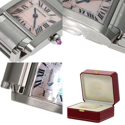 CARTIER Tank francaise SM Watches W51028Q3 Stainless Steel/Stainless Steel Ladies
