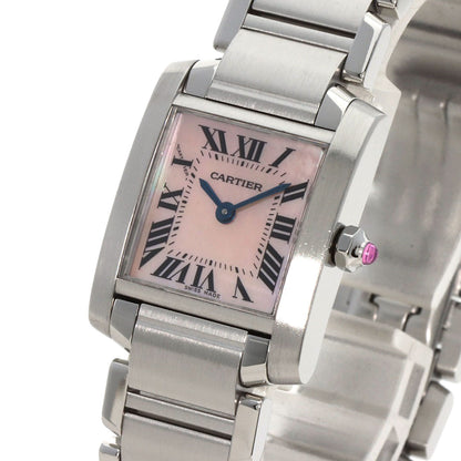 CARTIER Tank francaise SM Watches W51028Q3 Stainless Steel/Stainless Steel Ladies