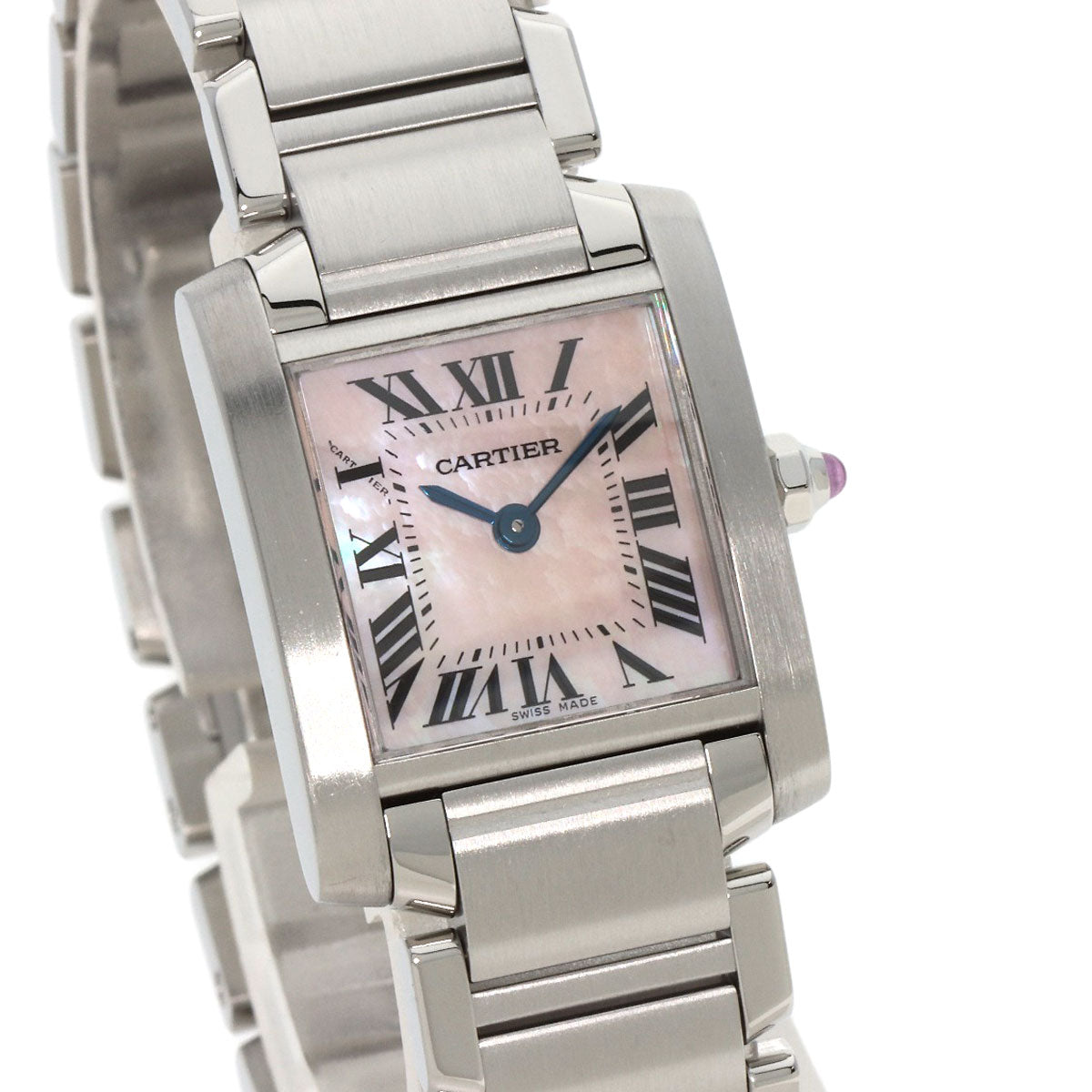 CARTIER Tank francaise SM Watches W51028Q3 Stainless Steel/Stainless Steel Ladies