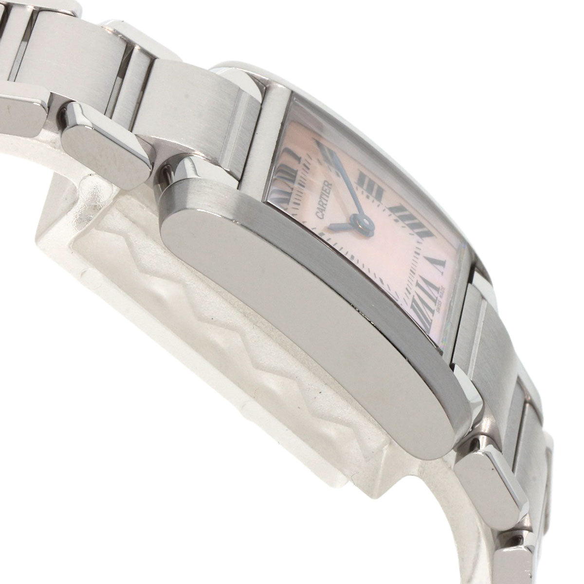 CARTIER Tank francaise SM Watches W51028Q3 Stainless Steel/Stainless Steel Ladies