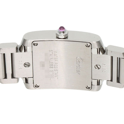 CARTIER Tank francaise SM Watches W51028Q3 Stainless Steel/Stainless Steel Ladies