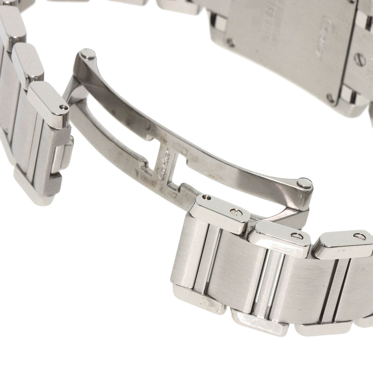 CARTIER Tank francaise SM Watches W51028Q3 Stainless Steel/Stainless Steel Ladies