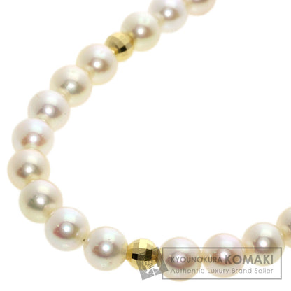 Akoya pearl Pearl Necklace K18 Yellow Gold  32.4g　Ladies