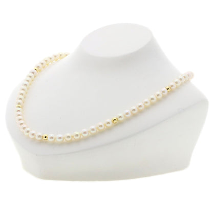 Akoya pearl Pearl Necklace K18 Yellow Gold  32.4g　Ladies