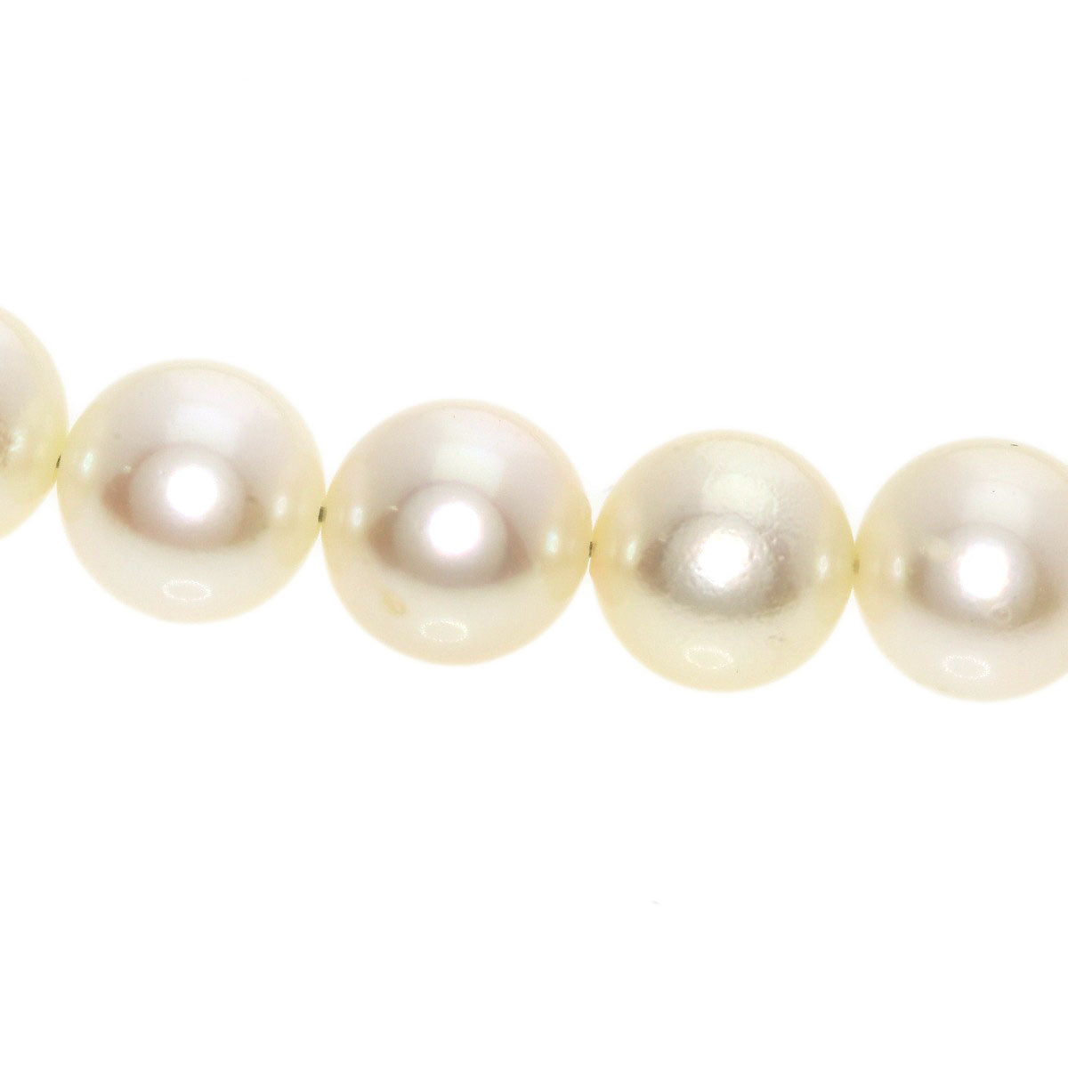Akoya pearl Pearl Necklace K18 Yellow Gold  32.4g　Ladies