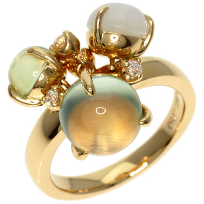 CELINE   Ring Playnite Moonstone Diamond K18 Yellow Gold Ladies