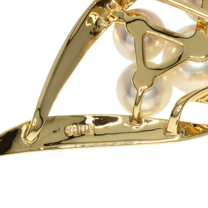 MIKIMOTO   Brooch Akoya pearl Pearl K18 Yellow Gold Ladies