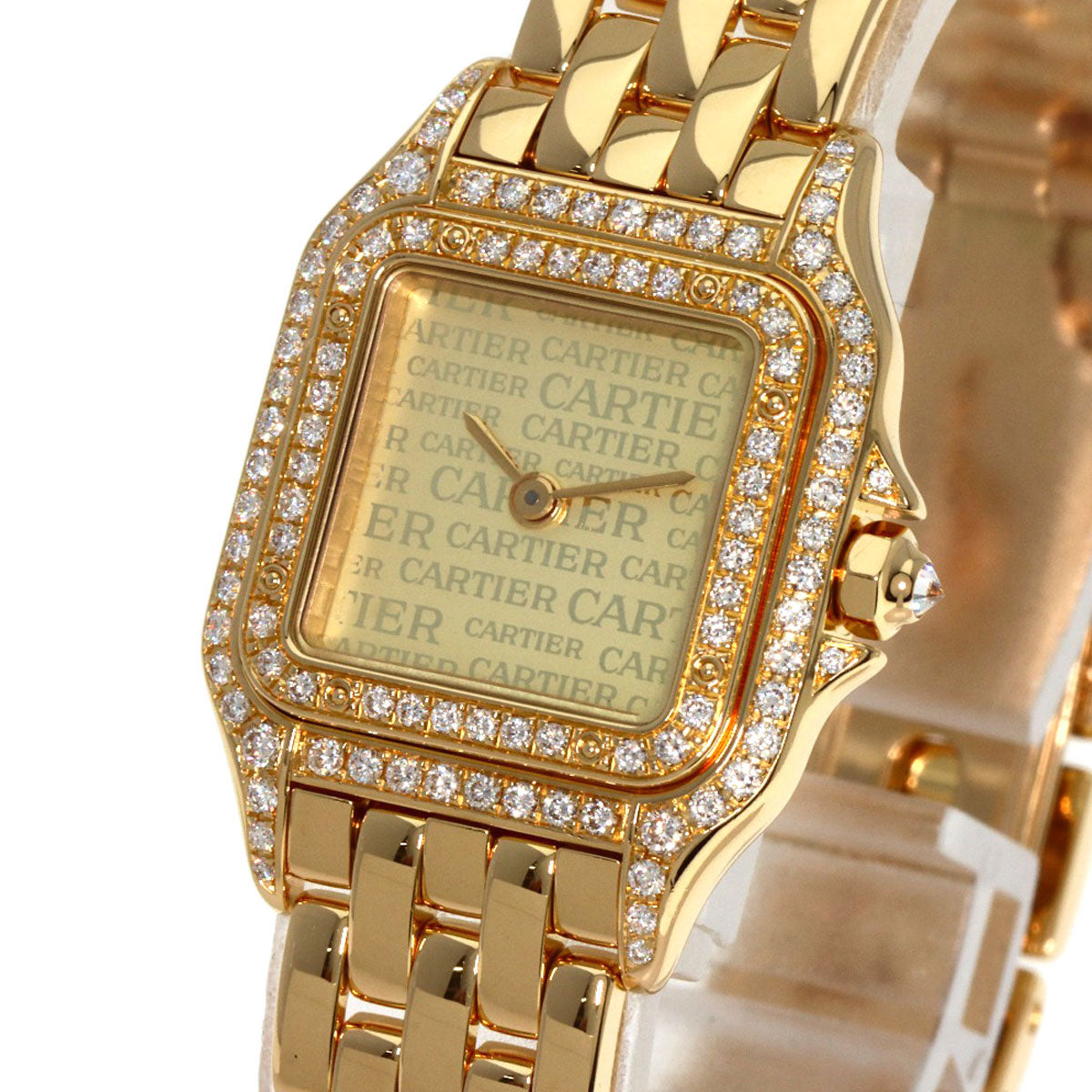 CARTIER PANTHERE SM Diamond Watches K18 Yellow Gold/18K Yellow Gold Ladies