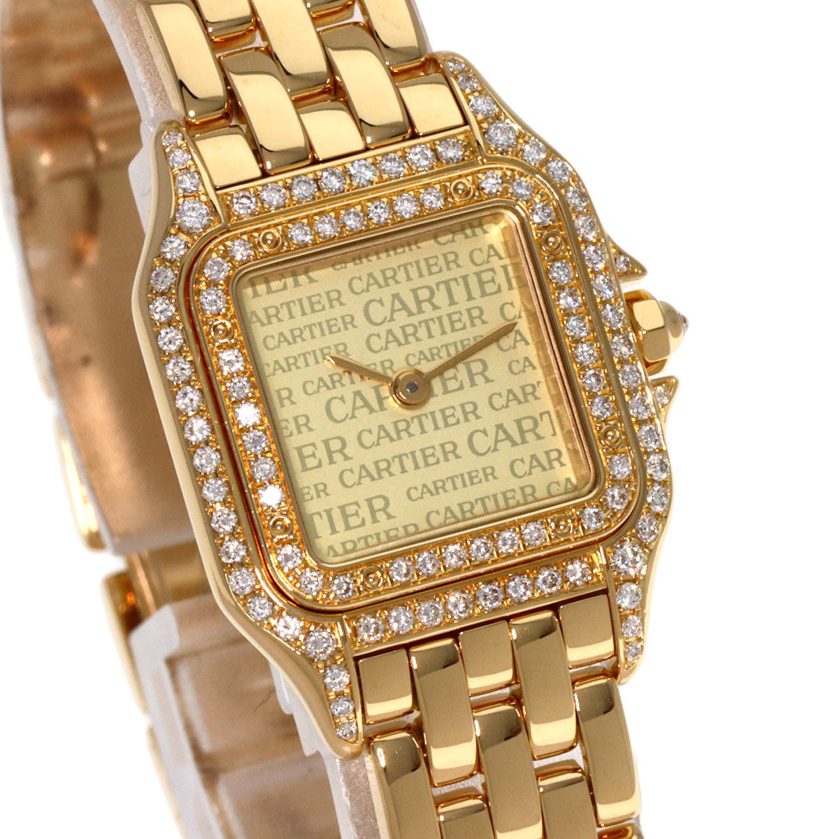 CARTIER PANTHERE SM Diamond Watches K18 Yellow Gold/18K Yellow Gold Ladies