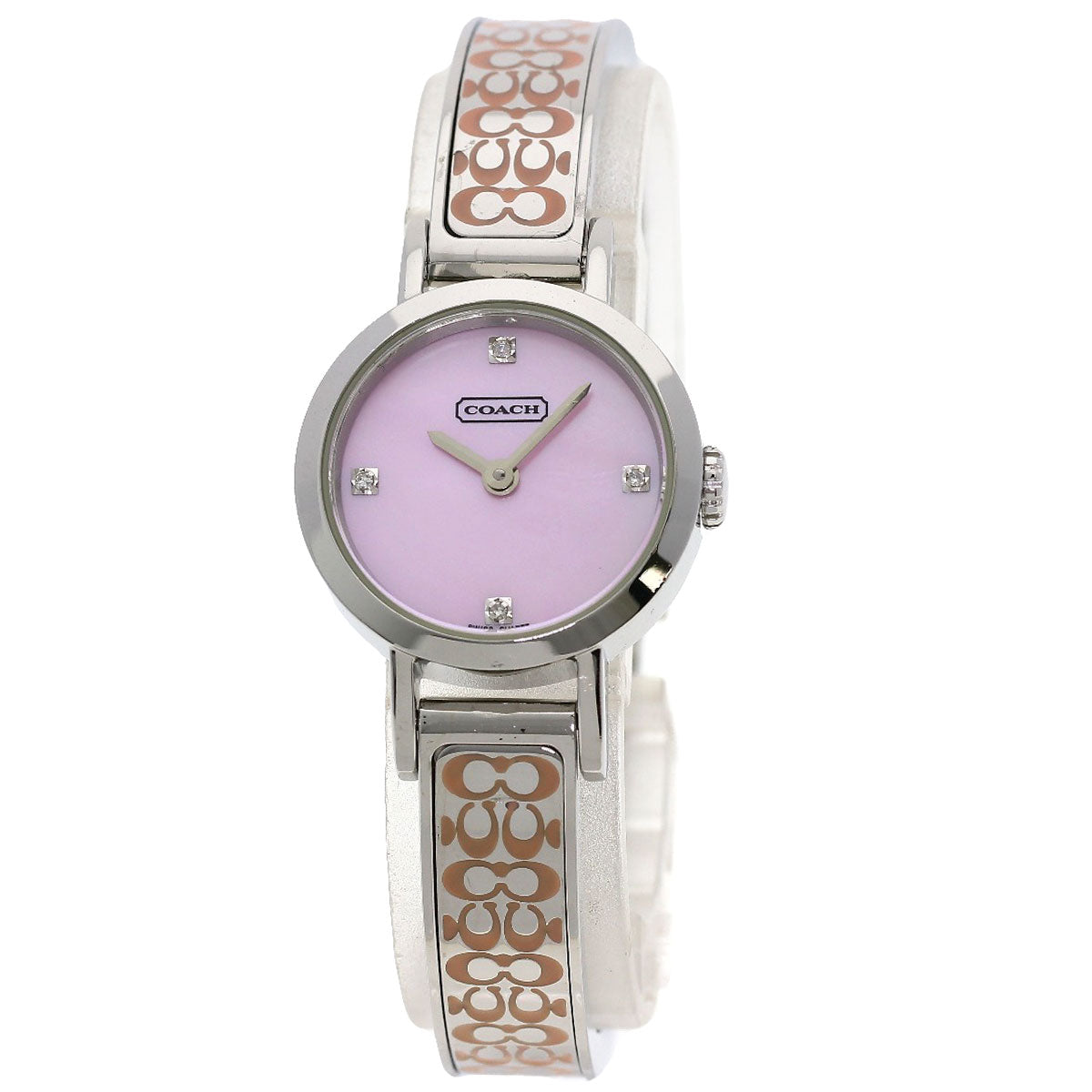 COACH Round face Watches 8.019.373 Stainless Steel/Stainless Steel Ladies