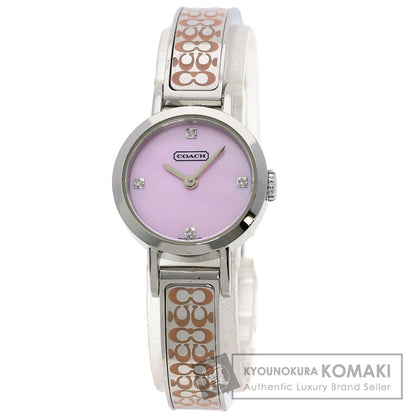 COACH Round face Watches 8.019.373 Stainless Steel/Stainless Steel Ladies