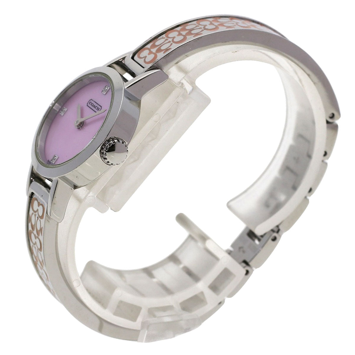 COACH Round face Watches 8.019.373 Stainless Steel/Stainless Steel Ladies