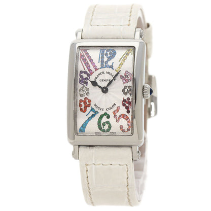 FRANCK MULLER Long Island Magic Color Watches 902QZMAGCOL Stainless Steel/Leather Ladies
