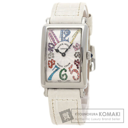 FRANCK MULLER Long Island Magic Color Watches 902QZMAGCOL Stainless Steel/Leather Ladies