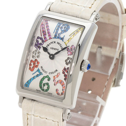 FRANCK MULLER Long Island Magic Color Watches 902QZMAGCOL Stainless Steel/Leather Ladies