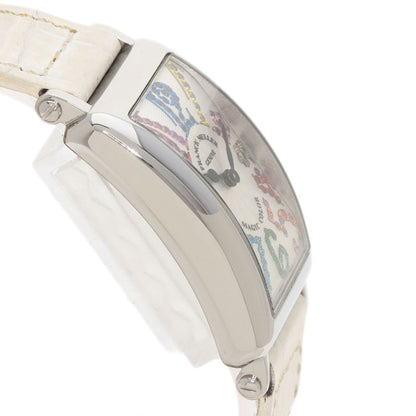 FRANCK MULLER Long Island Magic Color Watches 902QZMAGCOL Stainless Steel/Leather Ladies