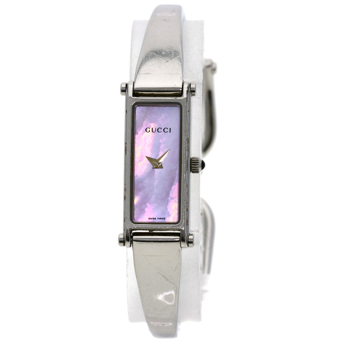 GUCCI Square face Watches 1500L Stainless Steel/Stainless Steel Ladies