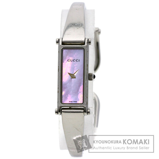 GUCCI Square face Watches 1500L Stainless Steel/Stainless Steel Ladies