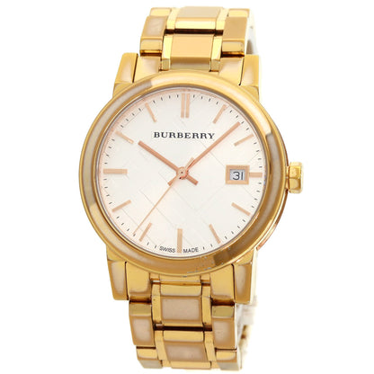 BURBERRY Round face Watches BU9104 Gold Plated/Gold Plated Ladies