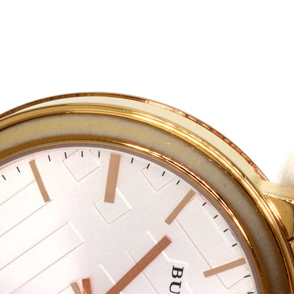 BURBERRY Round face Watches BU9104 Gold Plated/Gold Plated Ladies