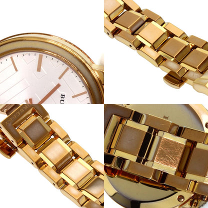 BURBERRY Round face Watches BU9104 Gold Plated/Gold Plated Ladies