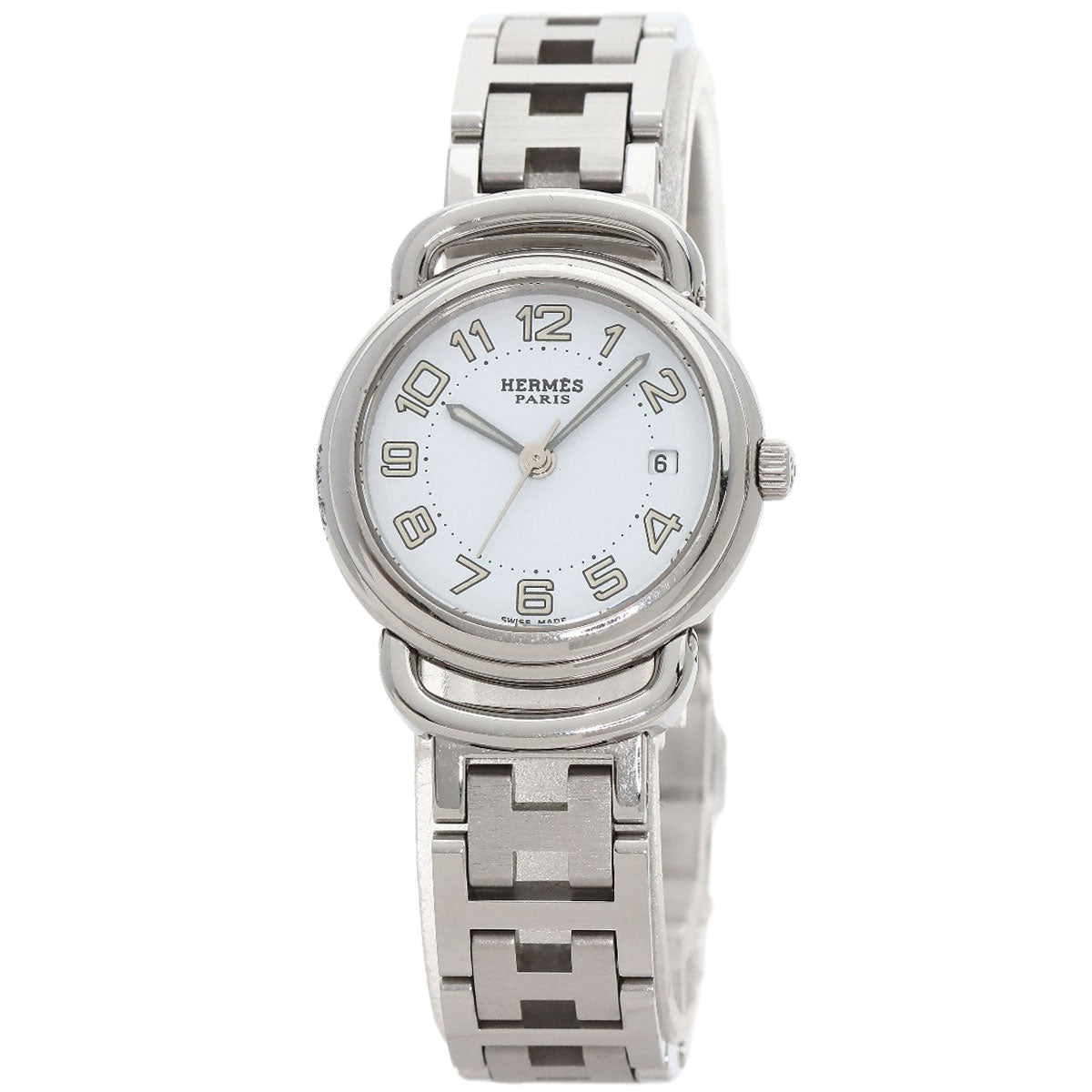 HERMES Pullman Watches PU2.210 Stainless Steel/Stainless Steel Ladies