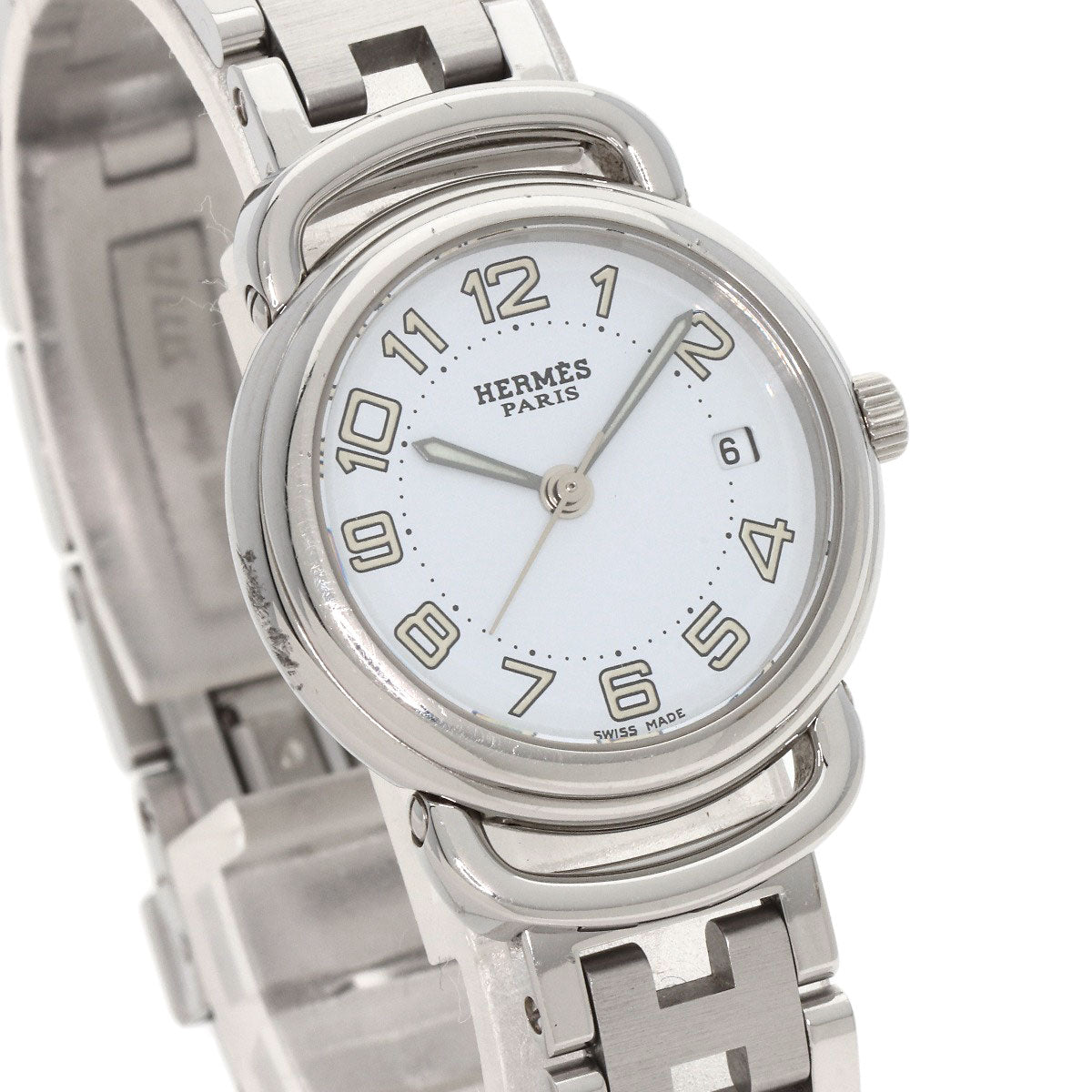 HERMES Pullman Watches PU2.210 Stainless Steel/Stainless Steel Ladies