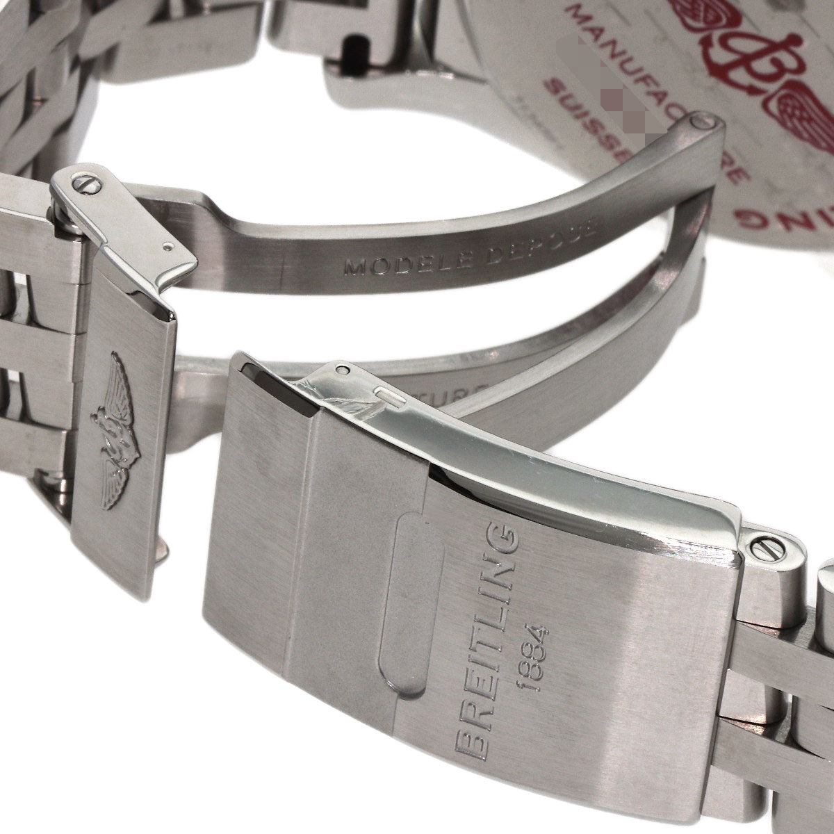 ブライトリング AB0110 クロノマット44 フレッツェ トリコローリ 世界1000本限定 腕時計 ステンレススチール/SS メンズ 【中古】【BREITLING】