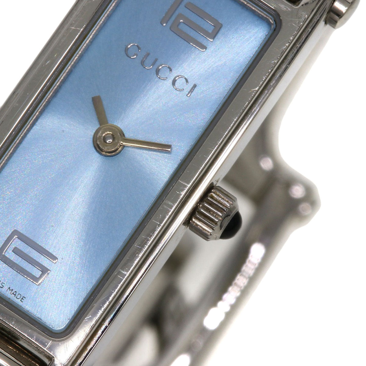 GUCCI Square face Watches 1500L Stainless Steel/Stainless Steel Ladies