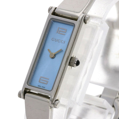 GUCCI Square face Watches 1500L Stainless Steel/Stainless Steel Ladies