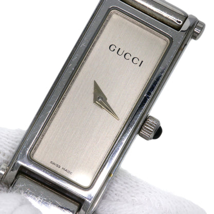 GUCCI Square face Watches 1500L Stainless Steel/Stainless Steel Ladies