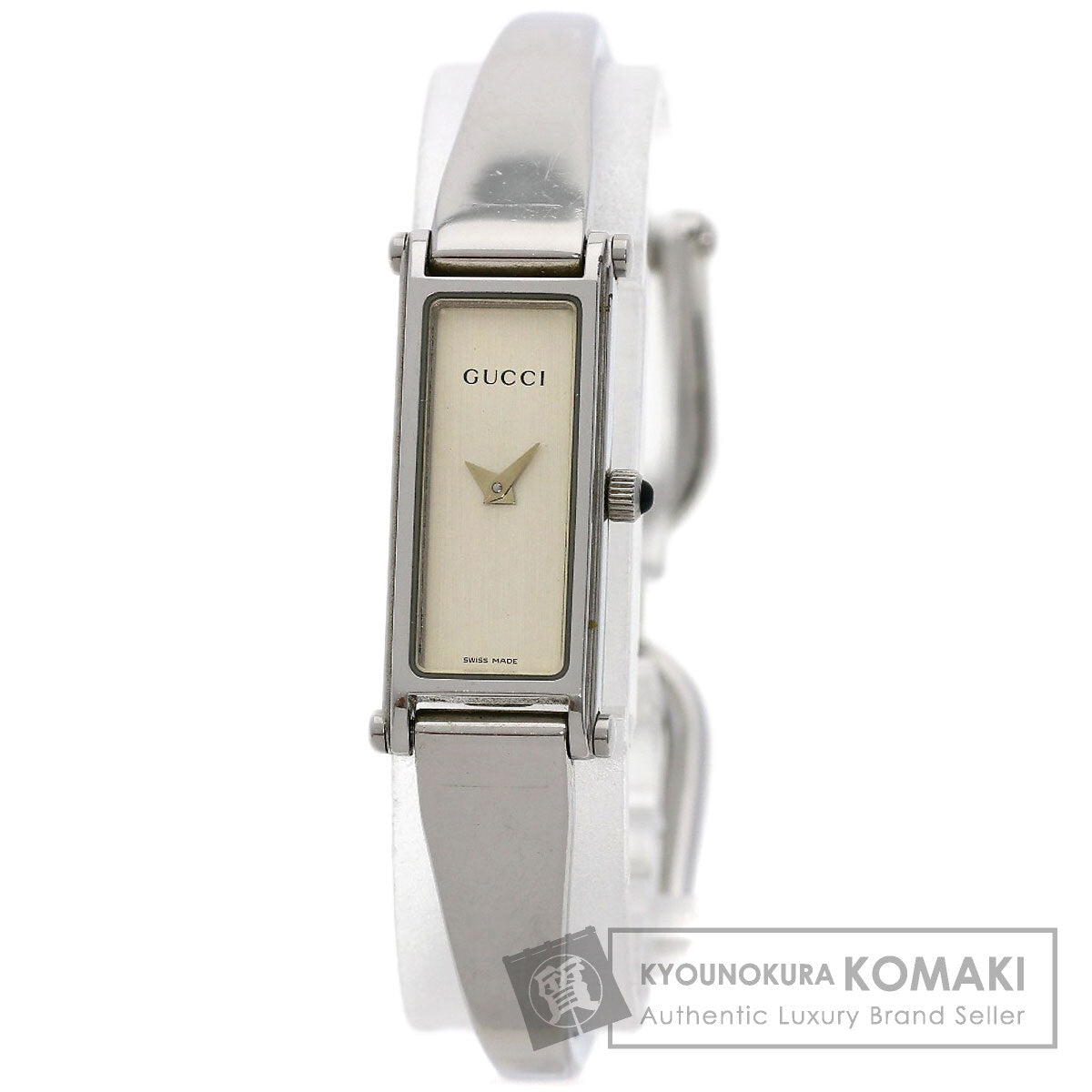 GUCCI Square face Watches 1500L Stainless Steel/Stainless Steel Ladies