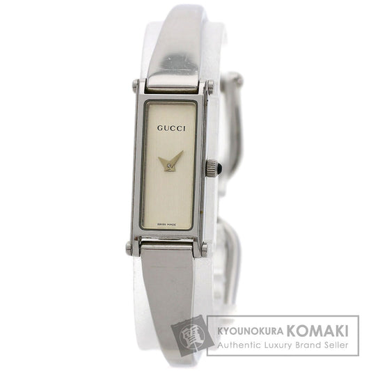 GUCCI Square face Watches 1500L Stainless Steel/Stainless Steel Ladies