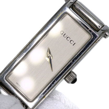 GUCCI Square face Watches 1500L Stainless Steel/Stainless Steel Ladies