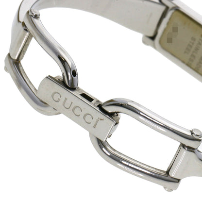 GUCCI Square face Watches 1500L Stainless Steel/Stainless Steel Ladies