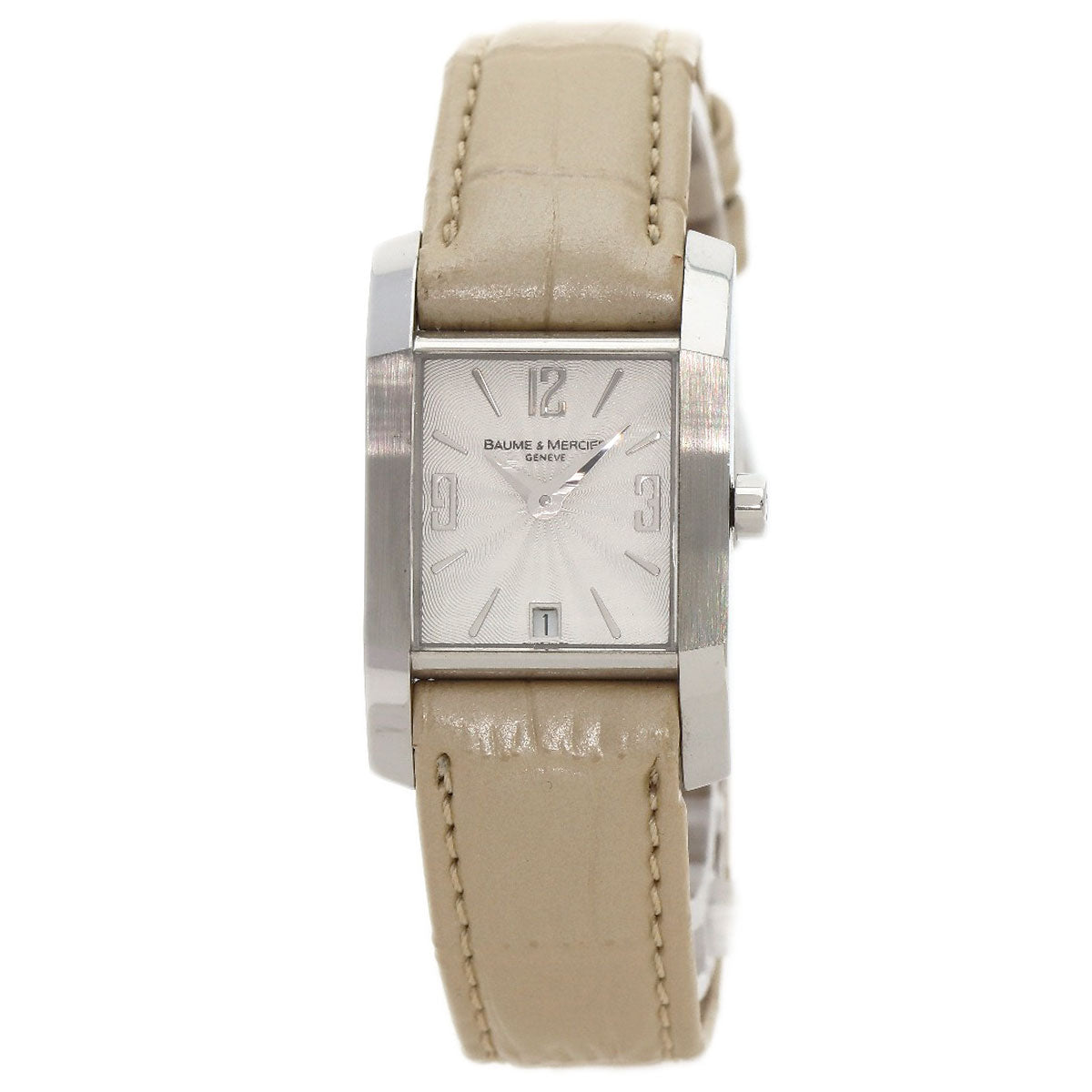 Baume & Mercier Diamant Watches 65488 Stainless Steel/Leather Ladies