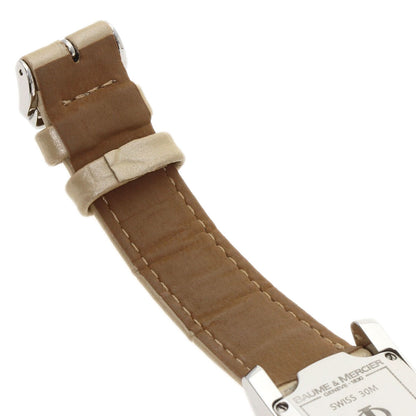 Baume & Mercier Diamant Watches 65488 Stainless Steel/Leather Ladies