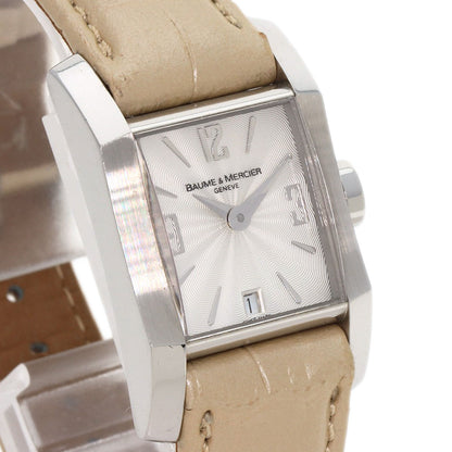 Baume & Mercier Diamant Watches 65488 Stainless Steel/Leather Ladies