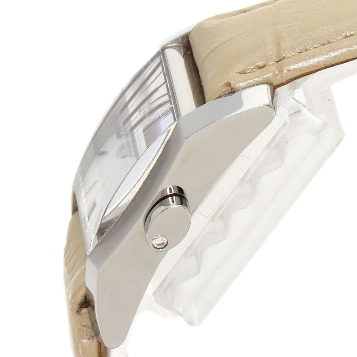 Baume & Mercier Diamant Watches 65488 Stainless Steel/Leather Ladies