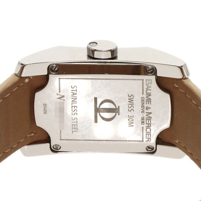 Baume & Mercier Diamant Watches 65488 Stainless Steel/Leather Ladies