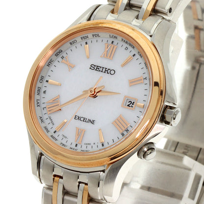 SEIKO Exceline Watches SWCW162 Titanium/Titanium Ladies