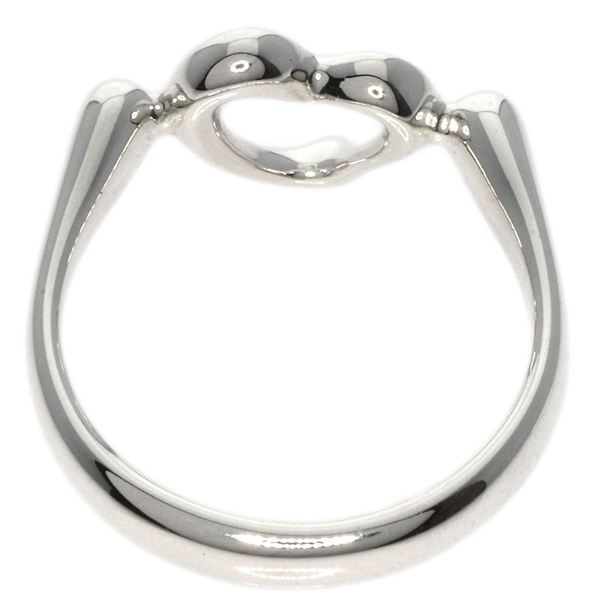 TIFFANY&Co.   Ring Open heart Silver Ladies