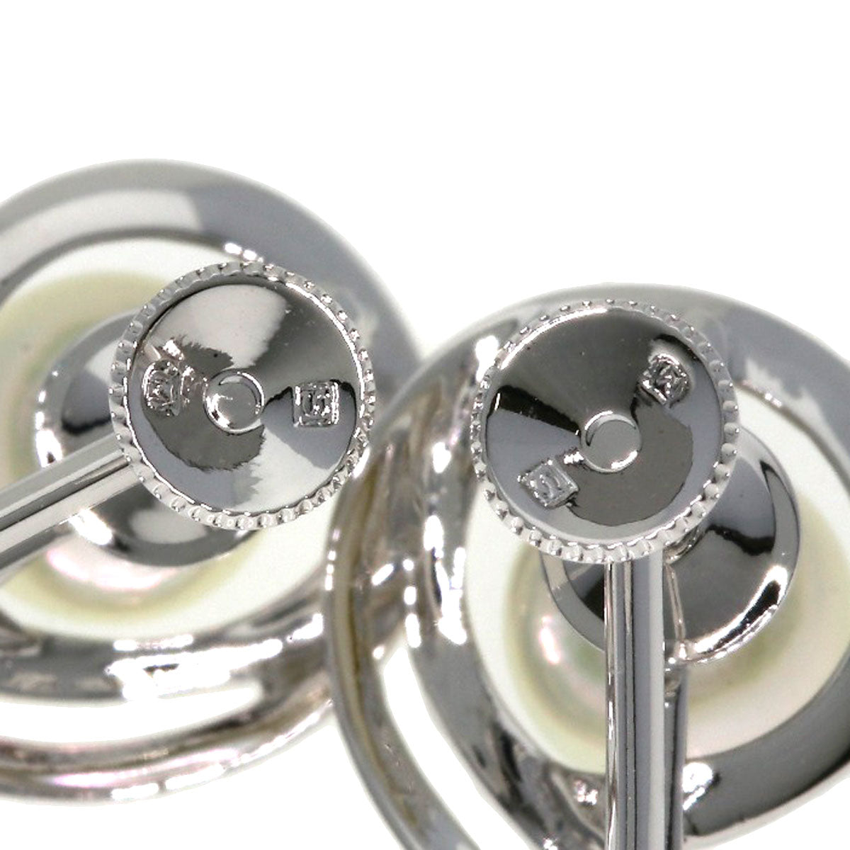 MIKIMOTO Akoya pearl Pearl Earring Silver Ladies [Used]