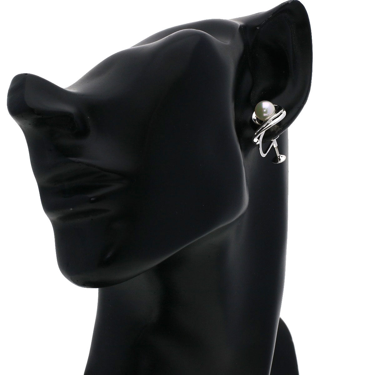 MIKIMOTO Akoya pearl Pearl Earring Silver Ladies [Used]