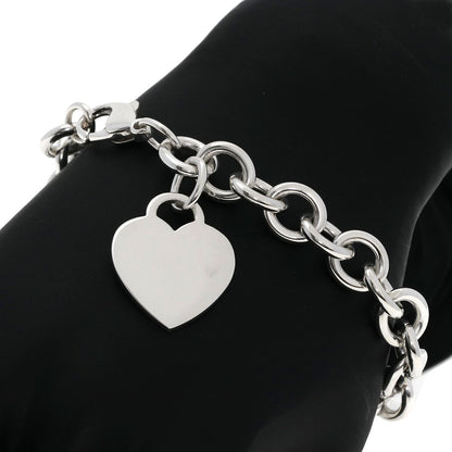 TIFFANY&Co.   Bracelet Heart tag Silver Ladies