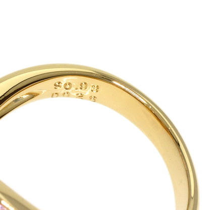 Jeunet   Ring Sapphire Diamond K18 Yellow Gold Ladies