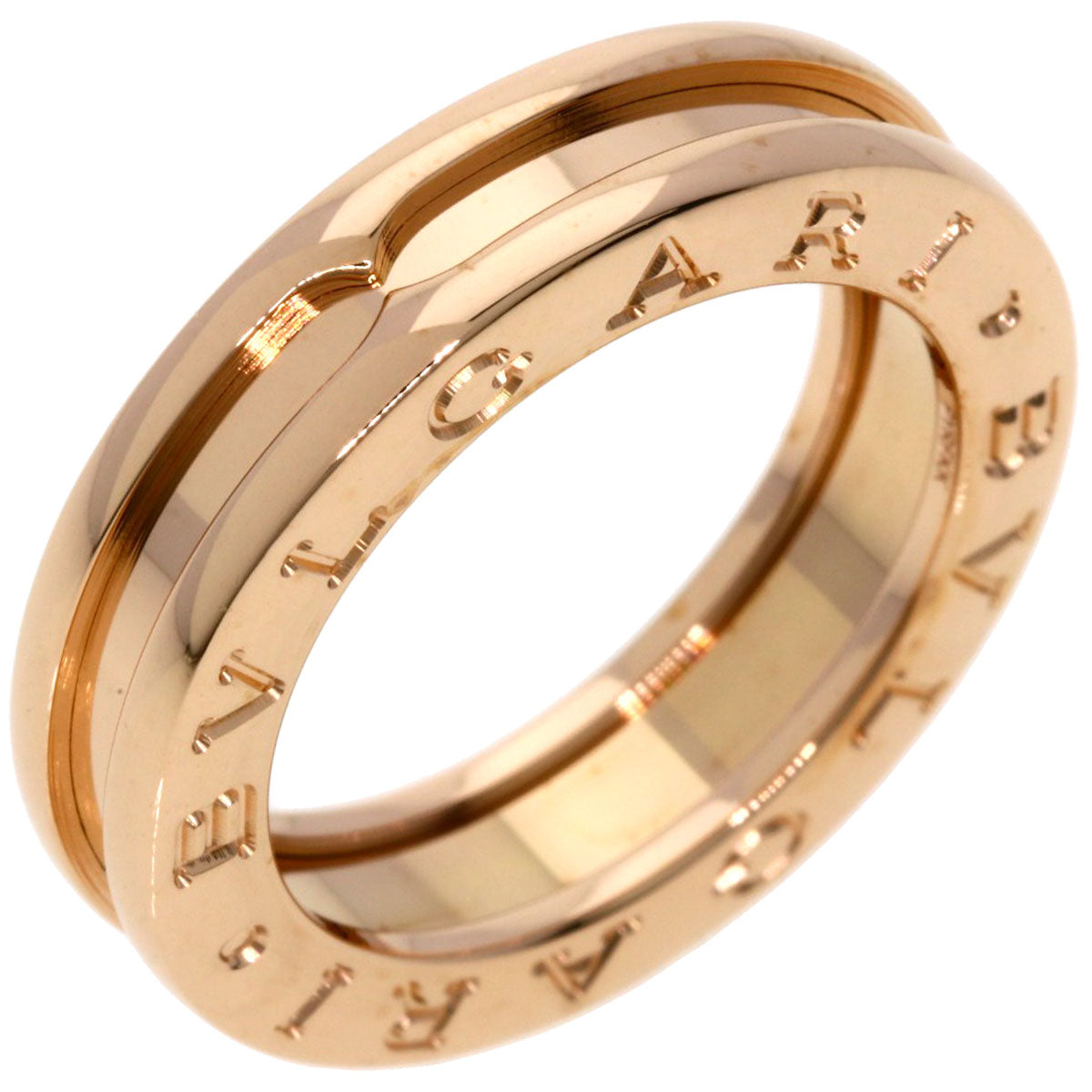 BVLGARI B.zero1 1 band XS #48 Ring K18 Pink Gold Ladies [Used]