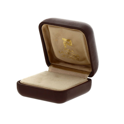 POLA   Brooch sapphire K18 Yellow Gold Ladies