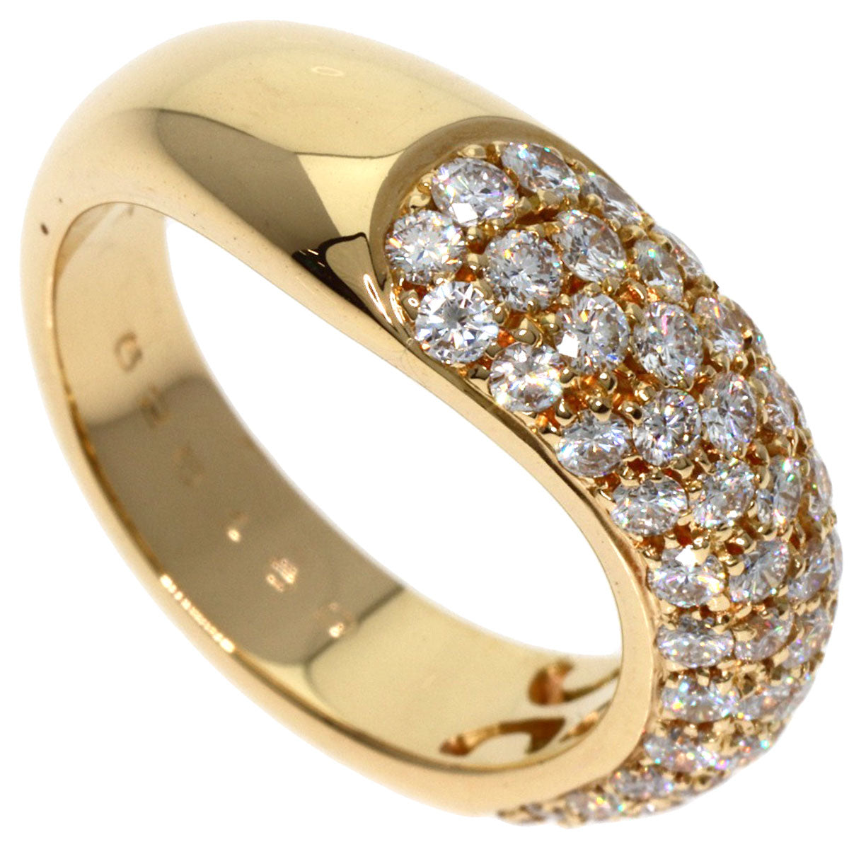 Chaumet Venice Diamond SM Ring K18 Yellow Gold Ladies [Used]