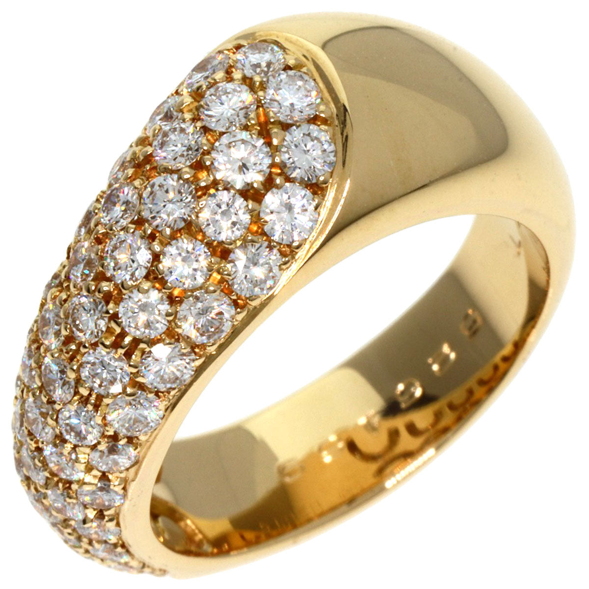 Chaumet Venice Diamond SM Ring K18 Yellow Gold Ladies [Used]